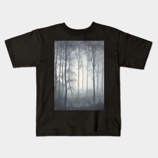 Frozen Fog in the Forest Kids T-Shirt